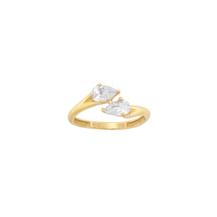 Δαχτυλίδι Σε Κίτρινο Χρυσό 14K Aloro (RI94 - ΖΧ2362)